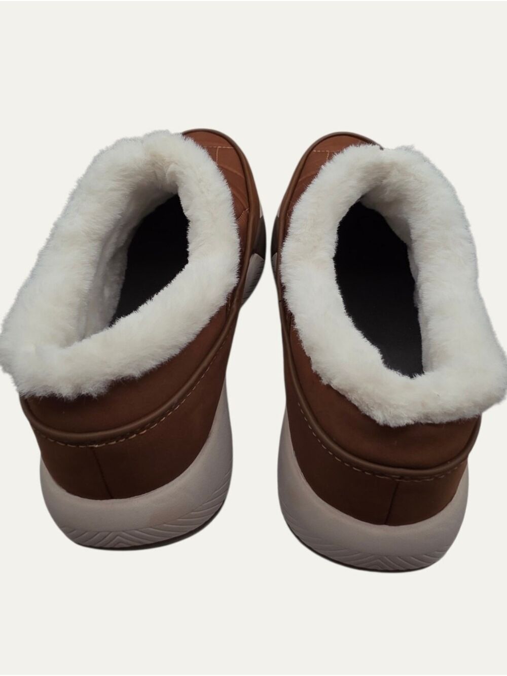 Spyder Waterproof Faux Fur Slip On Shoes Roasted Pecan Size 9M NWOB - Picture 4 of 7